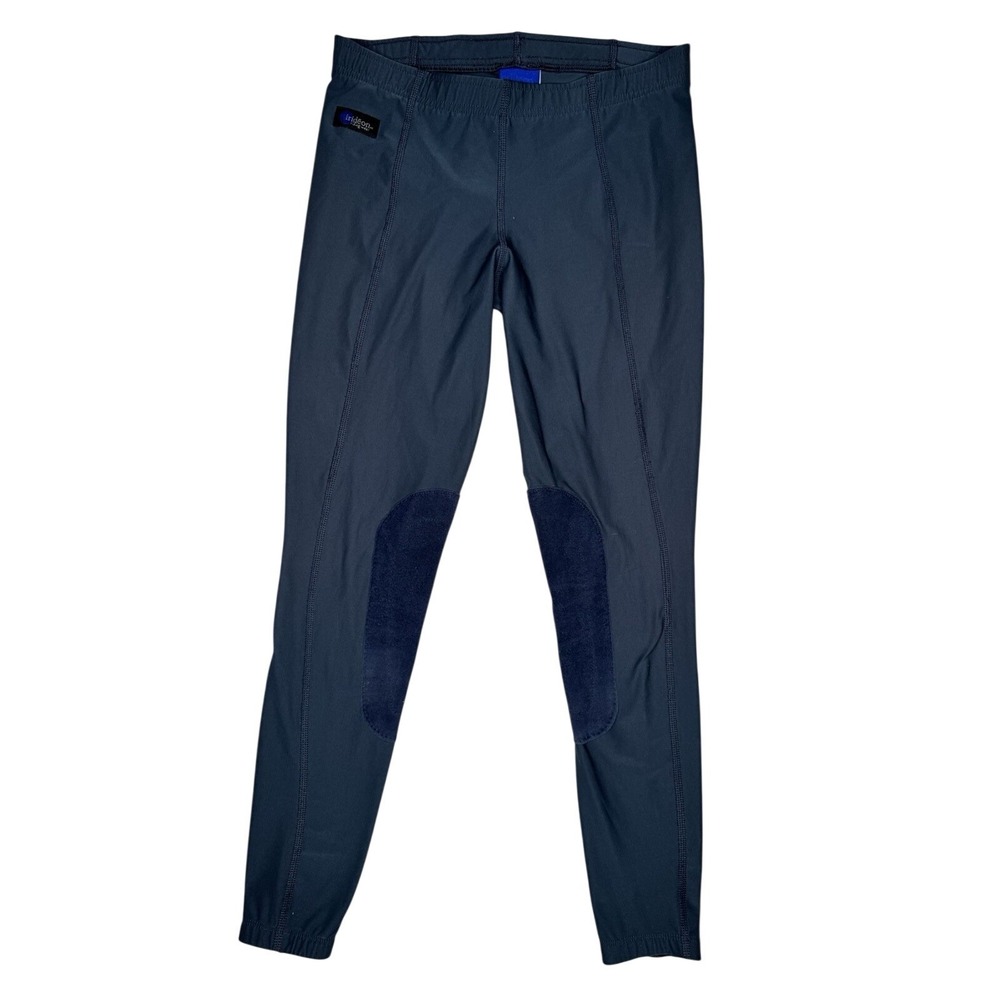 Irideon Women's Sz M Dark Blue Knee Patch Horse Riding Breeches Equestrian